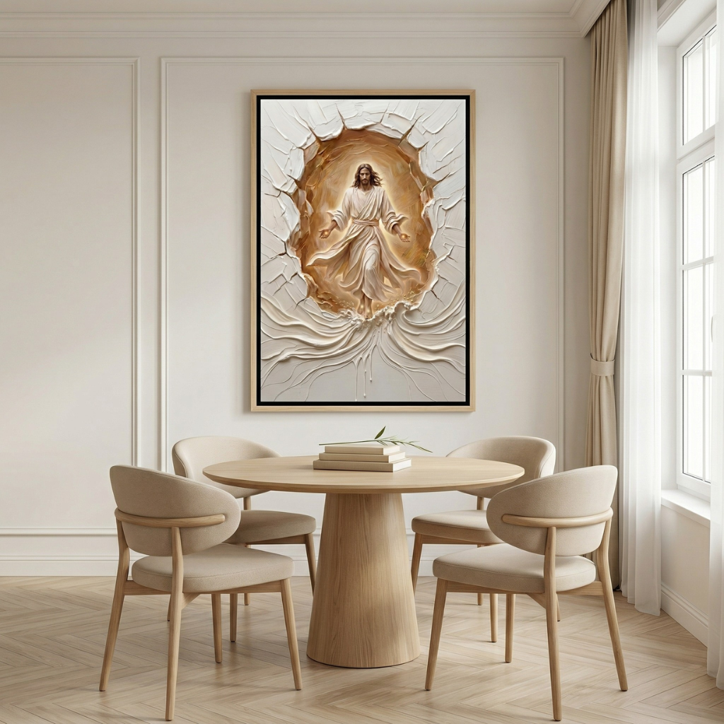 He Has Risen I - Framed Canvas