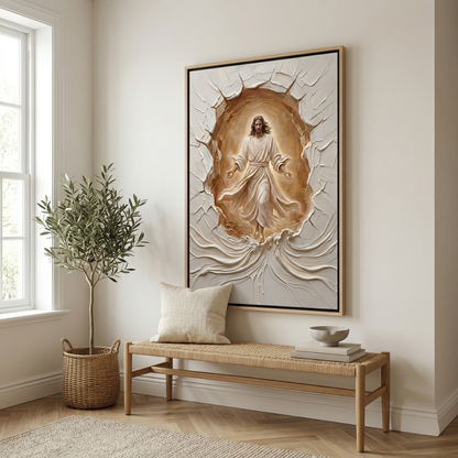 He Has Risen I - Framed Canvas