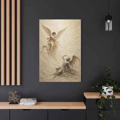Michael Victorious III | Ivory Relief - Canvas