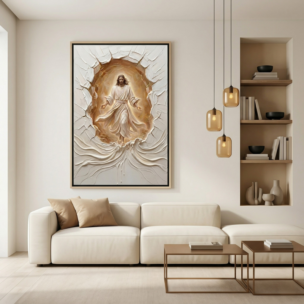 He Has Risen I - Framed Canvas