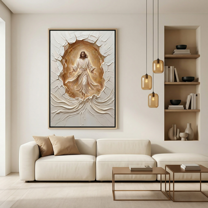 He Has Risen I - Framed Canvas