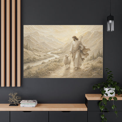 Through The Valley | Ivory Relief - Canvas