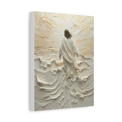 Jesus On Water V - Canvas