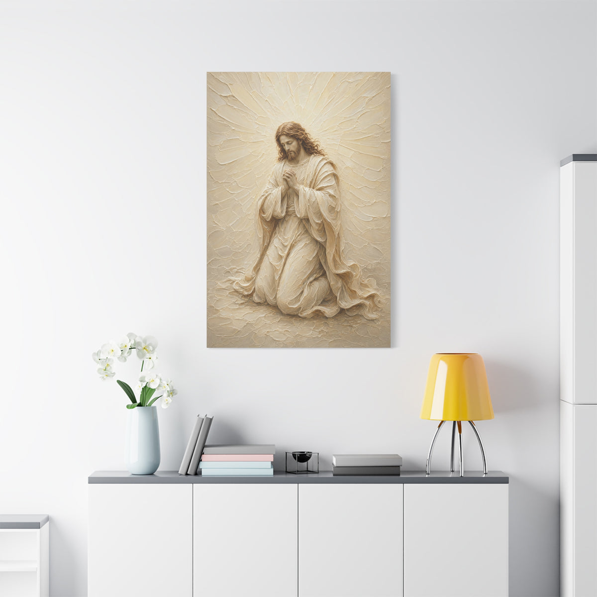 Christ At Vigil | Ivory Relief