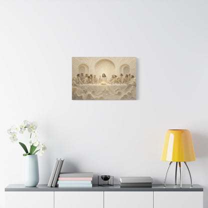 The Lord's Supper | Ivory Relief - Canvas