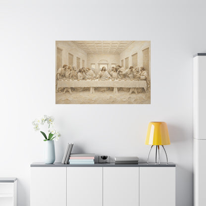 The Last Supper | Ivory Relief - Canvas