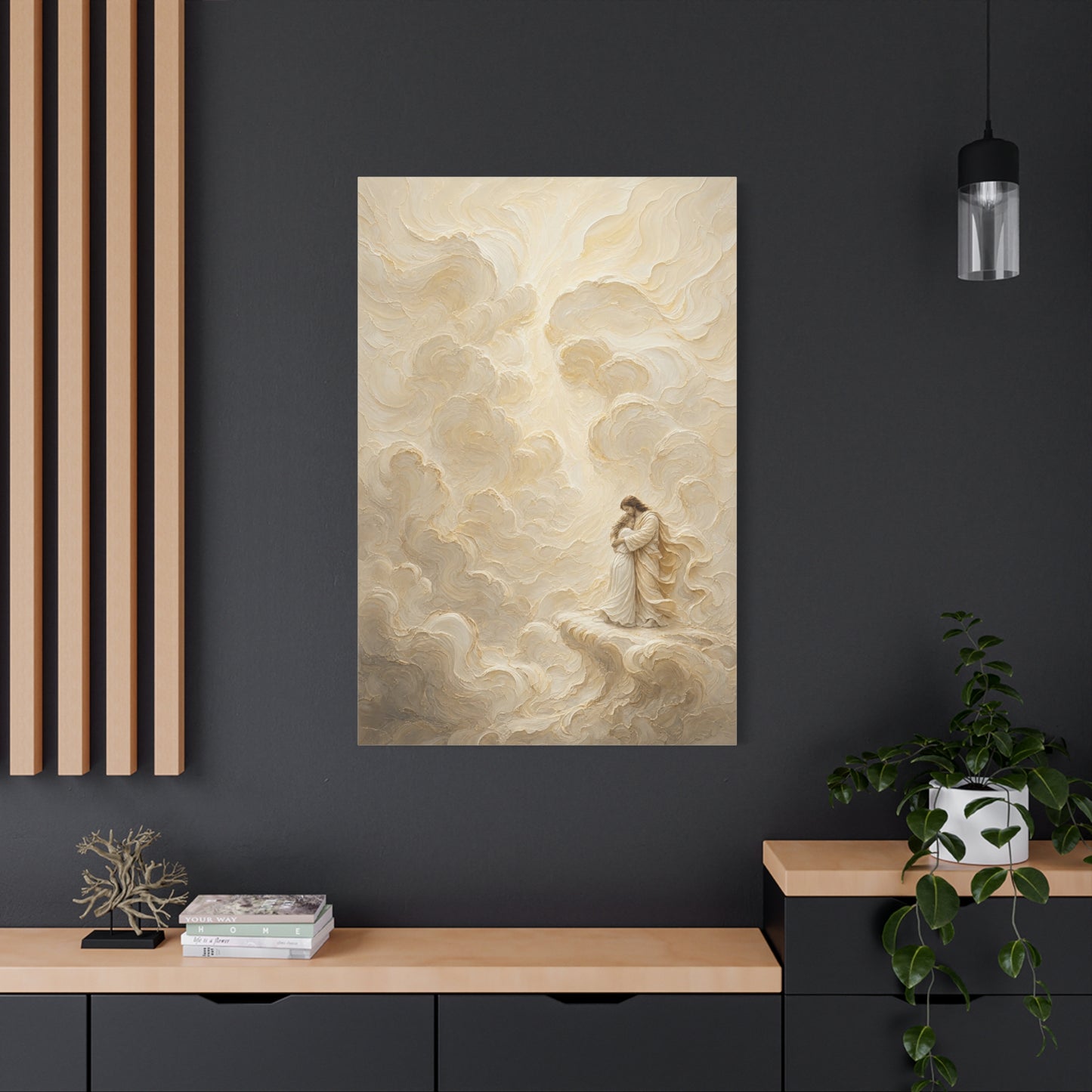 The Homecoming | Ivory Relief - Canvas