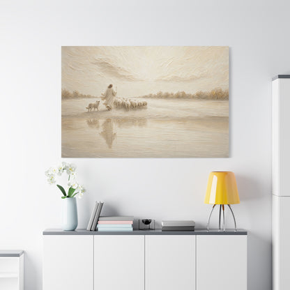 Not One Lost | Ivory Relief - Canvas