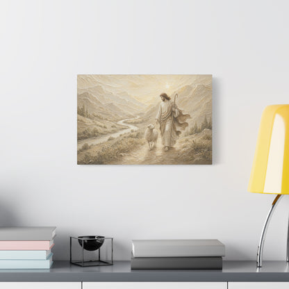 Through The Valley | Ivory Relief - Canvas