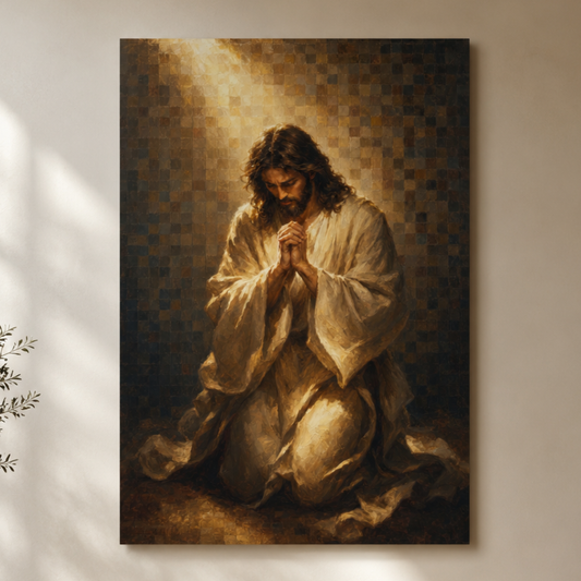Christ at Vigil | Storm Light - Canvas