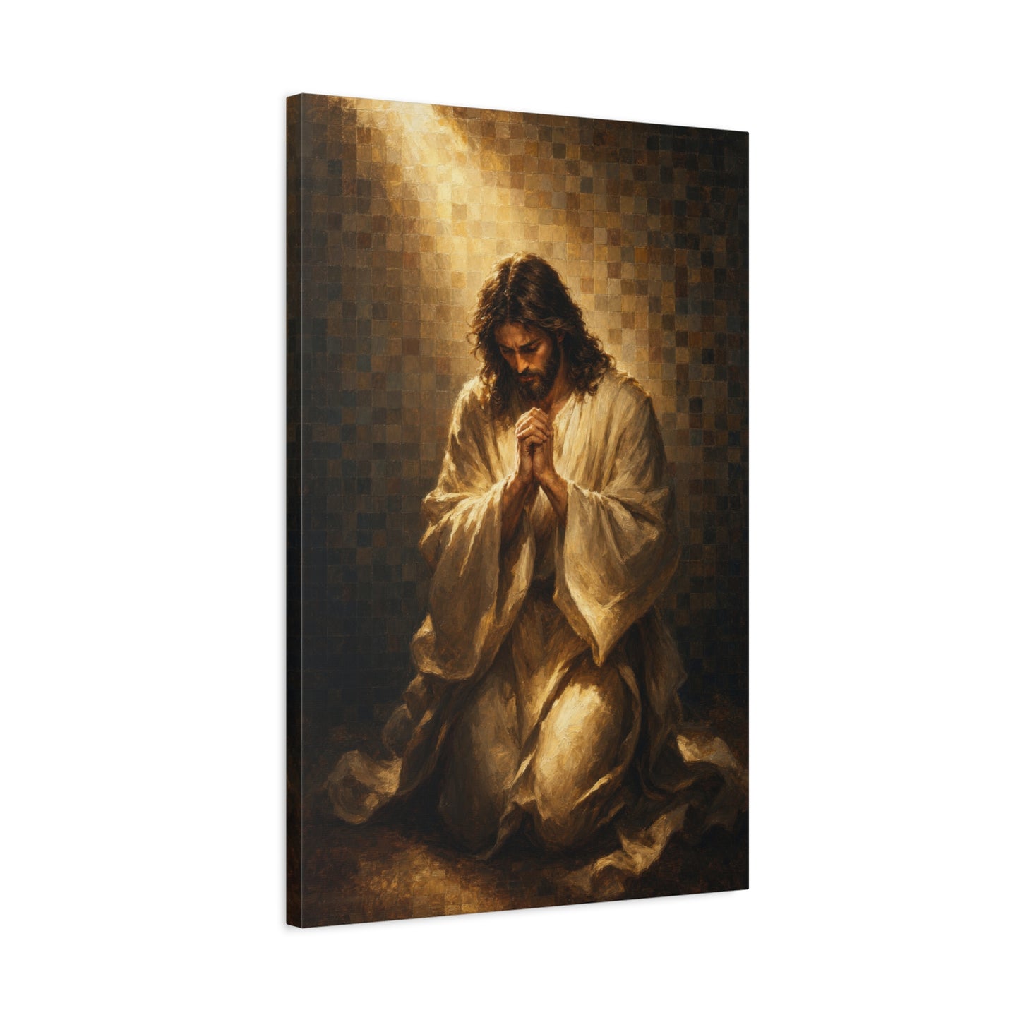 Christ at Vigil | Storm Light - Canvas