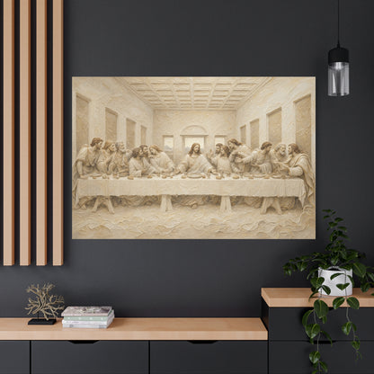 The Last Supper | Ivory Relief - Canvas