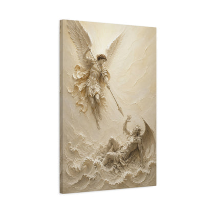 Michael Victorious II | Ivory Relief - Canvas