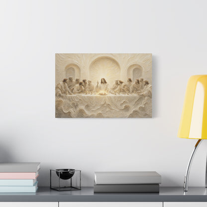 The Lord's Supper | Ivory Relief - Canvas