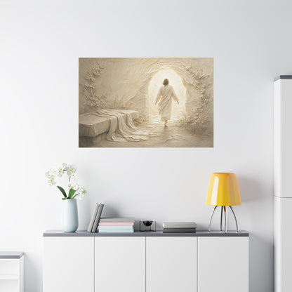 Alive Again | Ivory Relief - Canvas