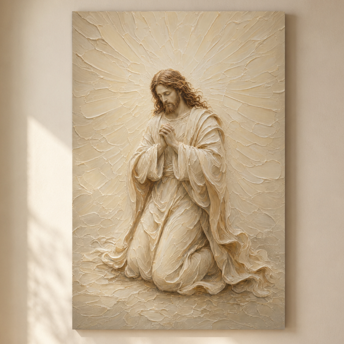 Christ At Vigil | Ivory Relief