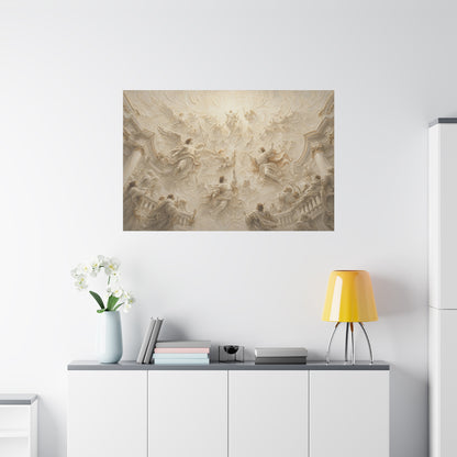 Heaven Opened | Ivory Relief - Canvas