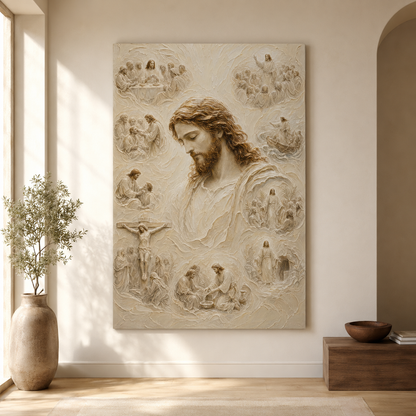 Crowned In Stillness | Ivory Relief