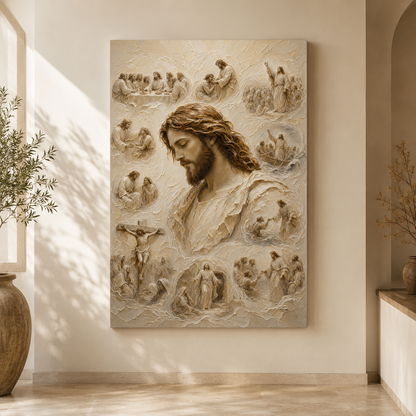 Crowned In Stillness II | Ivory Relief