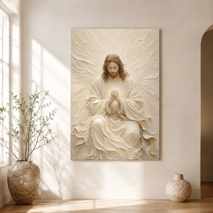 Christ In Prayer | Ivory Relief