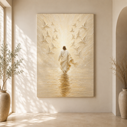 The Golden Crossing | Ivory Relief