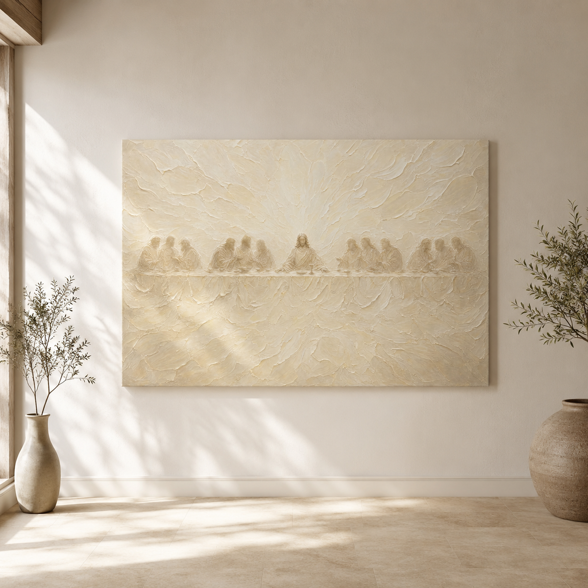 The Veiled Supper | Ivory Relief