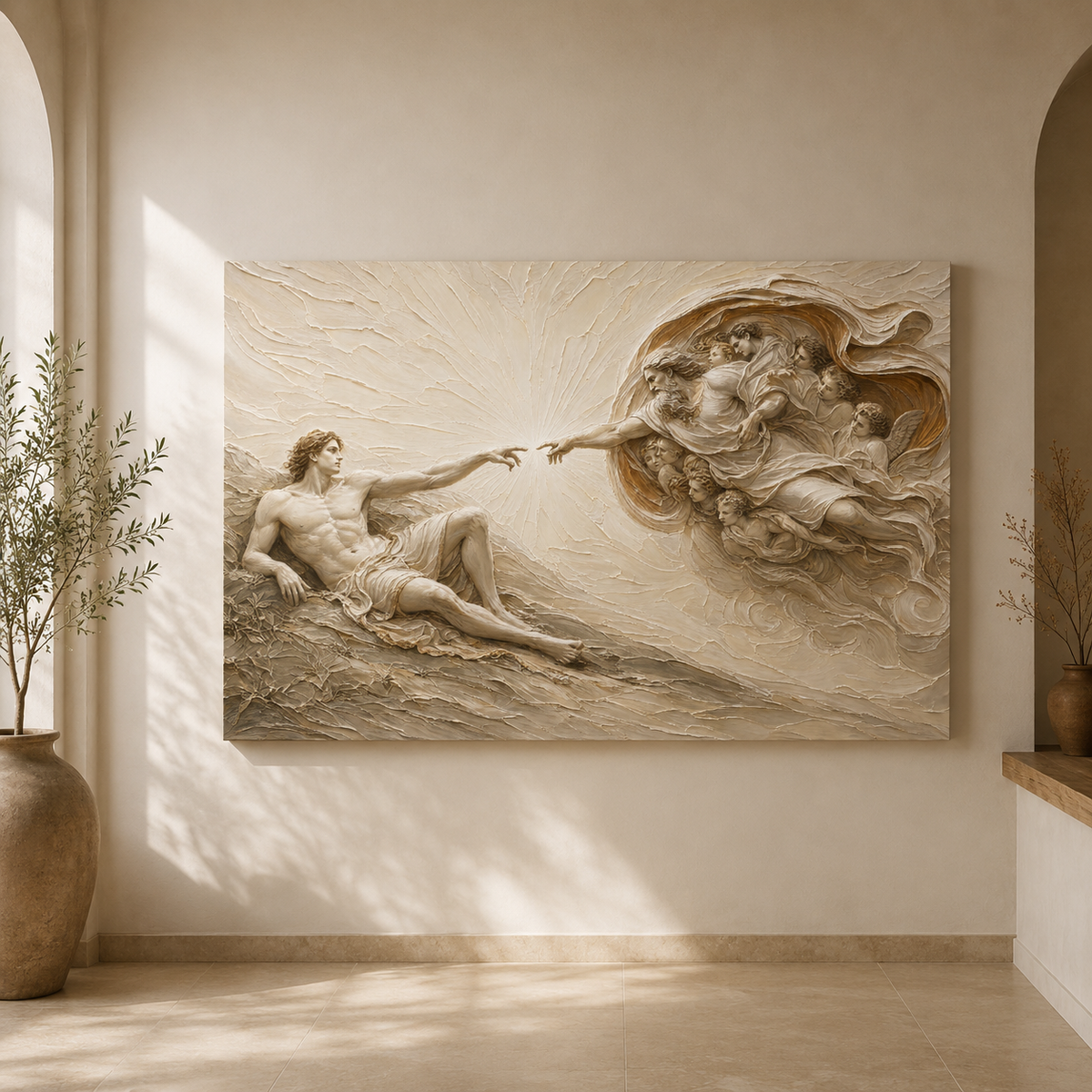 The Creation Of Adam | Ivory Relief