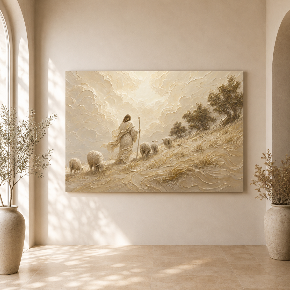 The Hillside Shepherd | Ivory Relief