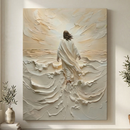 Jesus Walking On Water I - Canvas