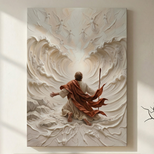 Moses Parting The Sea I - Canvas