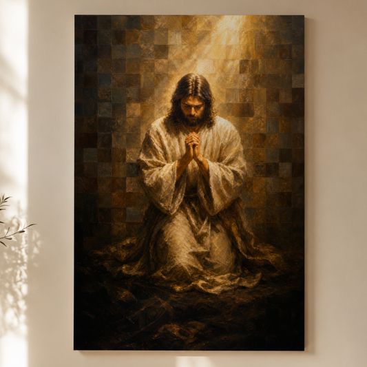 Christ at Vigil | Renaissance Shadow - Canvas