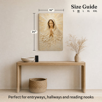 Madonna of Quiet Grace | Cream Impasto