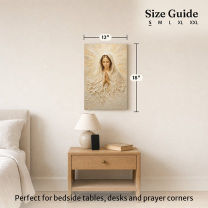Madonna of Quiet Grace | Cream Impasto