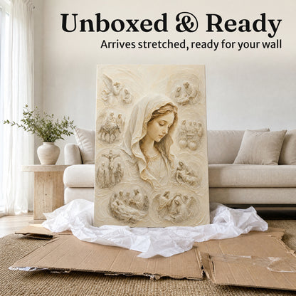The Veiled Mary II | Ivory Relief