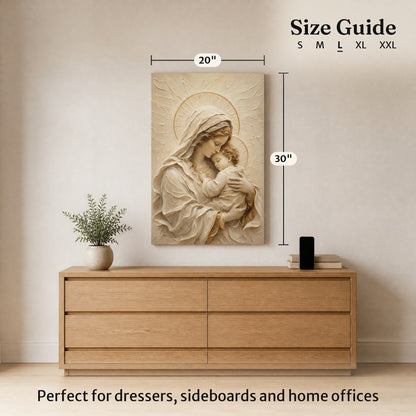 Madonna And Child II | Ivory Relief
