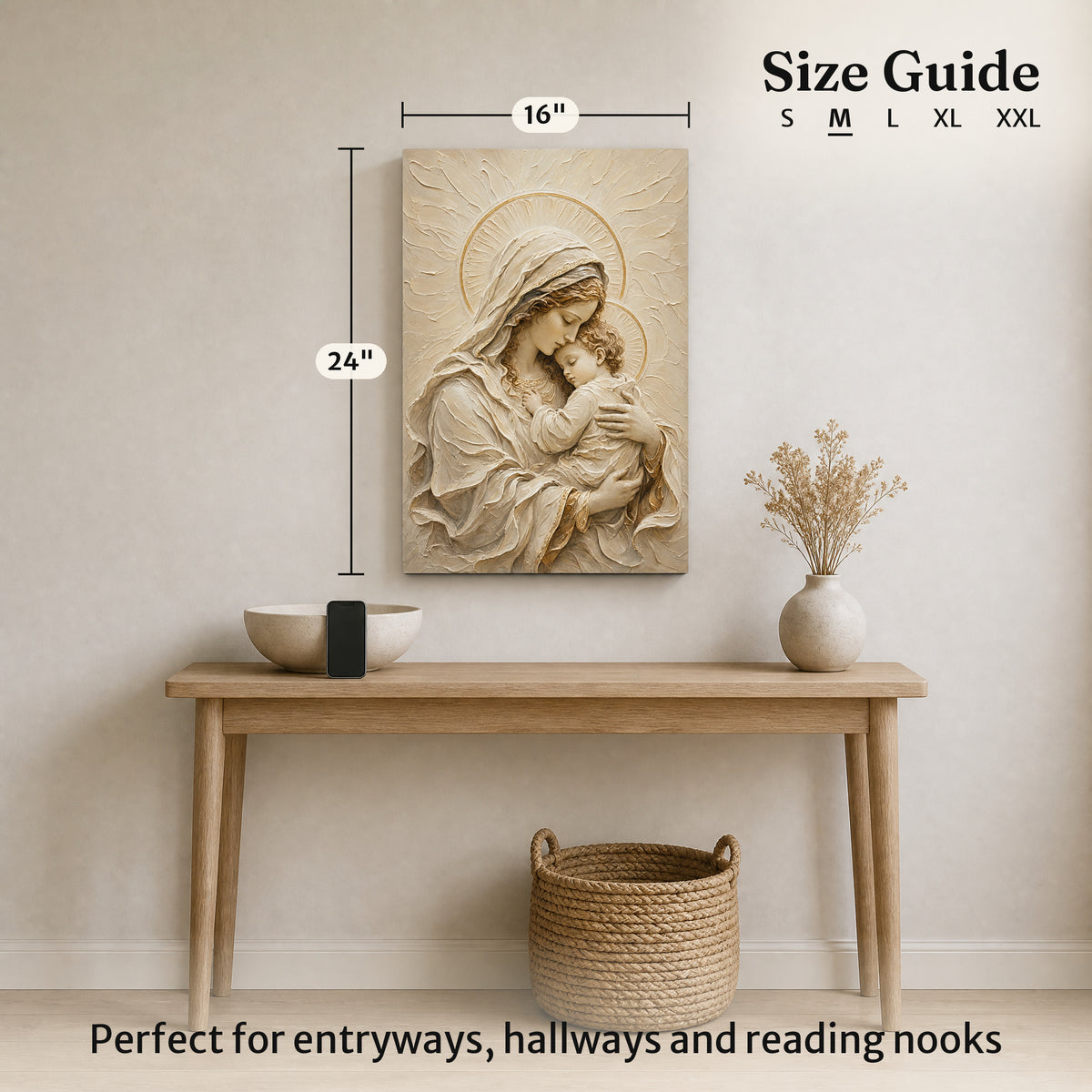 Madonna And Child II | Ivory Relief