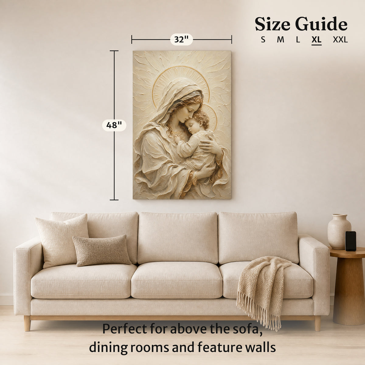 Madonna And Child II | Ivory Relief