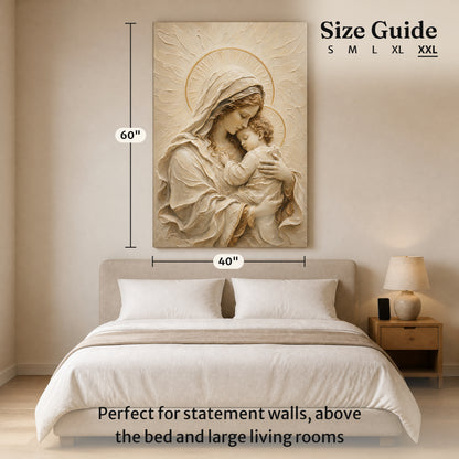 Madonna And Child II | Ivory Relief