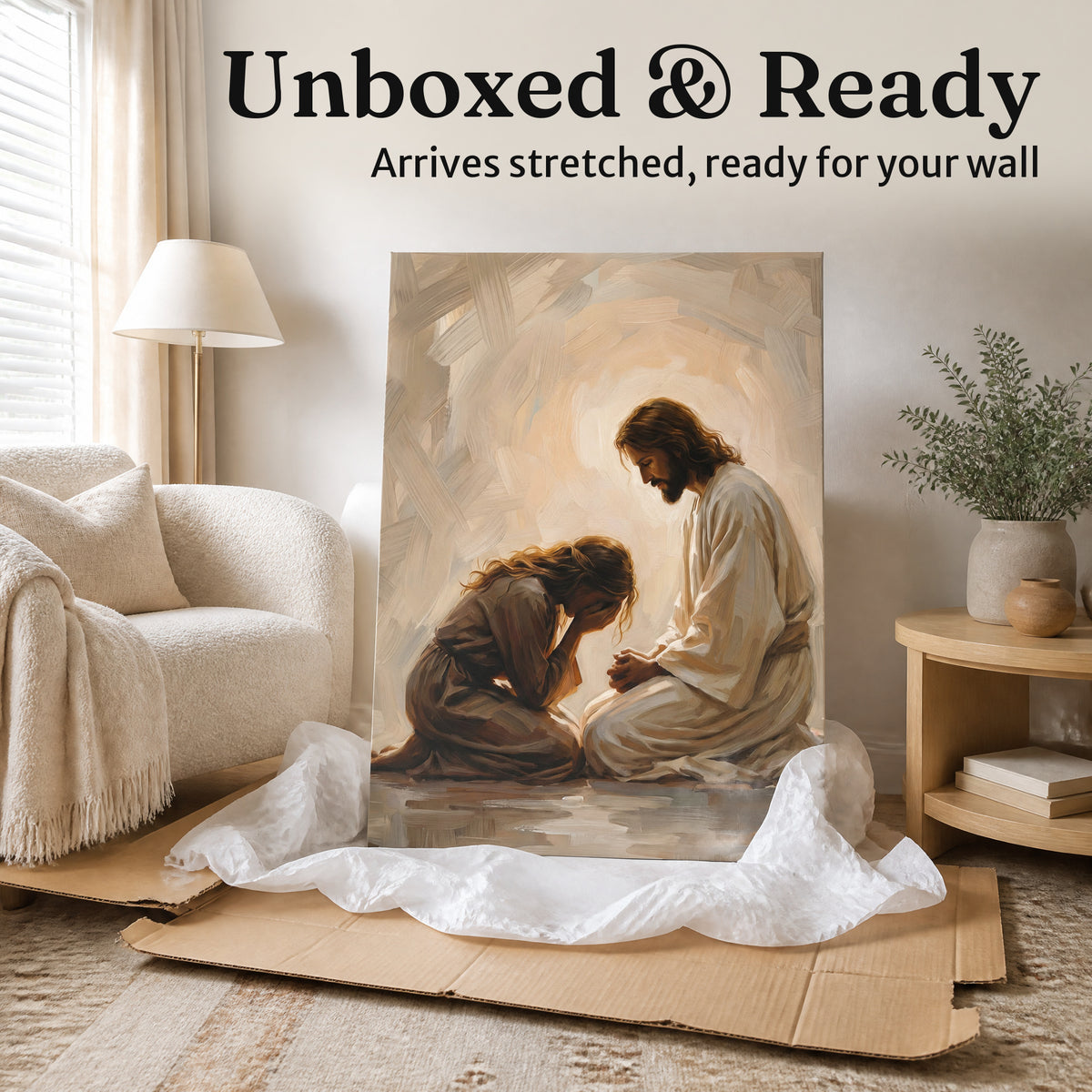 Jesus Comforting A Woman I